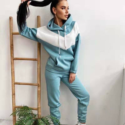Ladies' Sports And Leisure Sweater Suit 2-piece Set