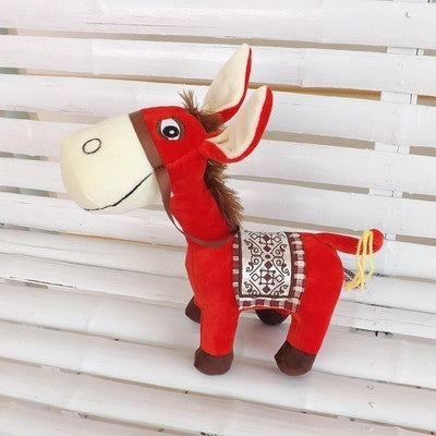 Car Go To Market Donkey Cloth Doll Plush Toy