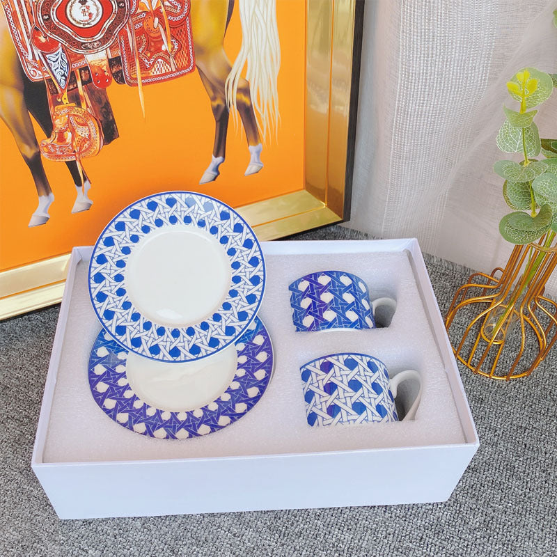 Ceramic Cup Set With Creative Home Coffee