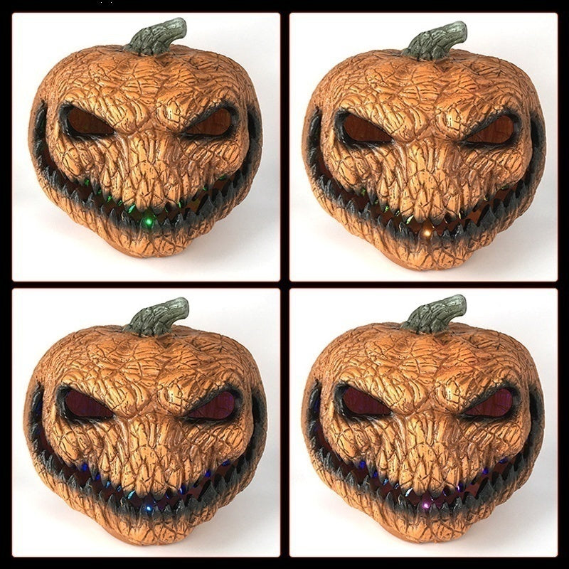 Halloween new pumpkin lights funny ghost pumpkin decoration