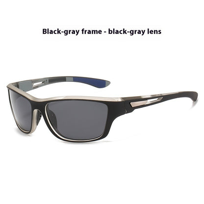 Fashion Sports Night Vision Glasses For Men Polarized Cycling Sunglasses Sun-shade