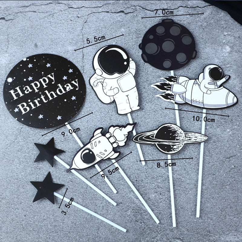 Baking Cake Topper Birthday Three-dimensional Balloon Plug-in XINGX Ornaments