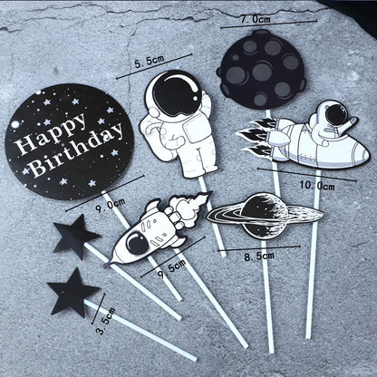 Baking Cake Topper Birthday Three-dimensional Balloon Plug-in XINGX Ornaments