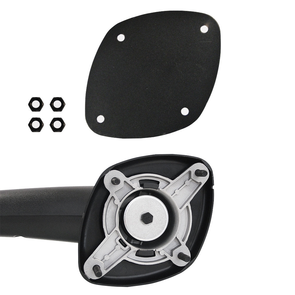 For 2008-2016 Freightliner Cascadia Pair Hood Mirrors Black Left,Right Set