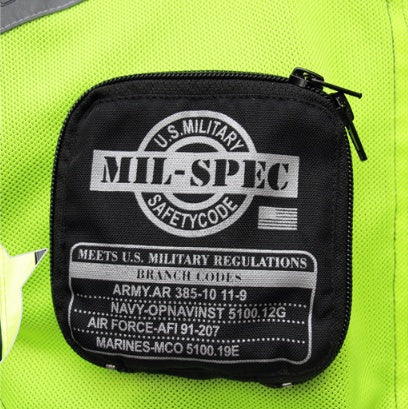 Motorcycle riding reflective vest