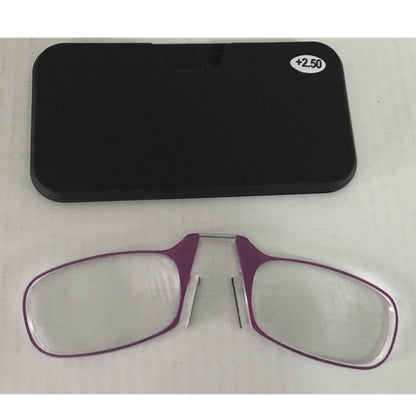 Clip-on reading glasses SOS wallet emergency glasses