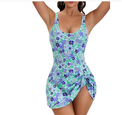 New Sports Style One-piece Swimsuit Skirt