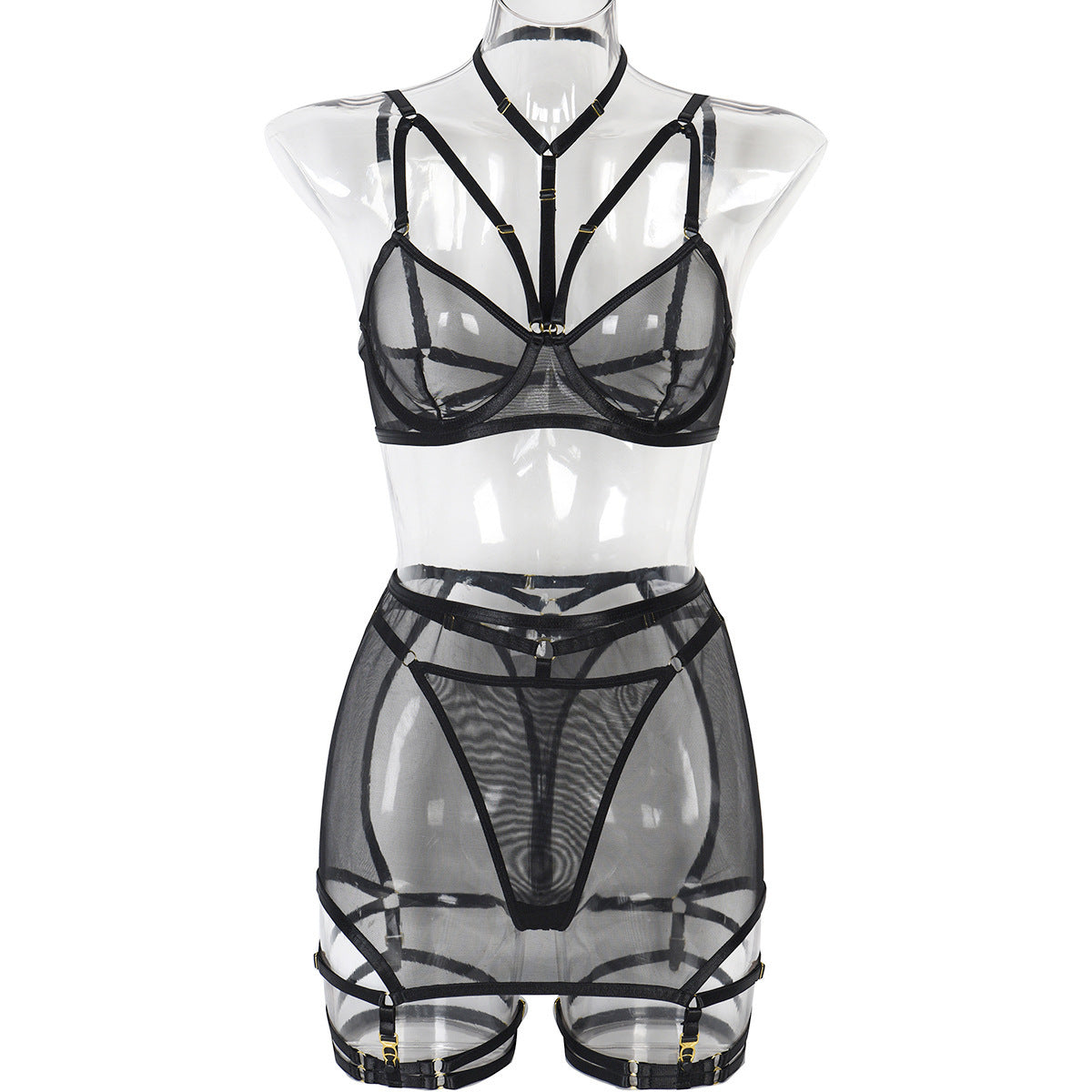 Lady Sexy Underwear Three-piece Set