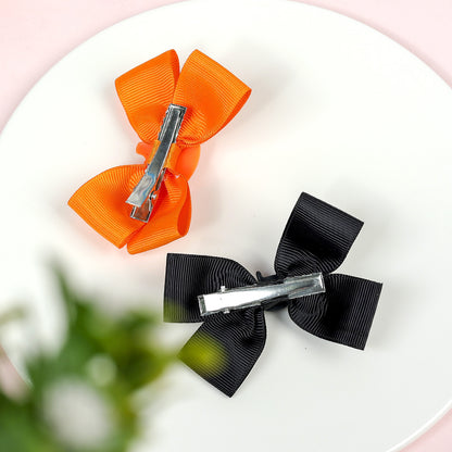 Halloween Decoration Double Bowknot Children Barrettes