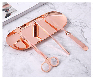 Aromatherapy Candle Tool Set Stainless Steel Four-piece Candle Extinguisher Accessories