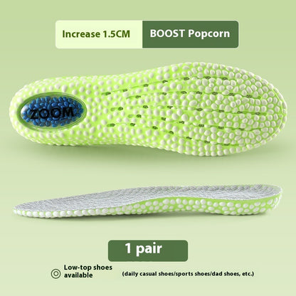 Invisible Height Increasing Insole Men's Not Tired Feet Do Not Collapse Inner Heightening Pad