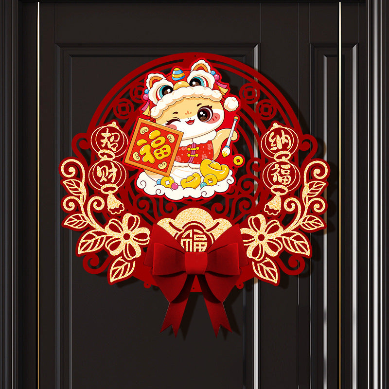 Creative New Year Door Decoration Supplies