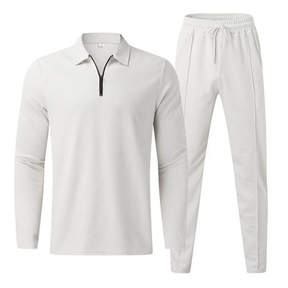 European And American Long-sleeved Trousers Two-piece Sports And Leisure Men's Suit