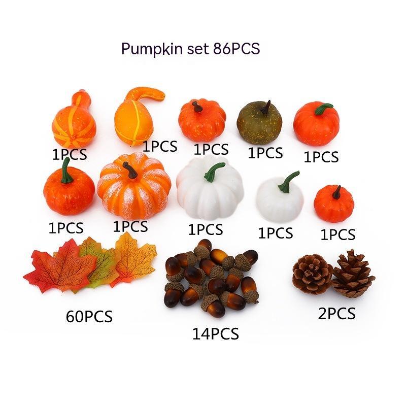 Halloween Simulation Pumpkin Christmas Decoration Ornaments