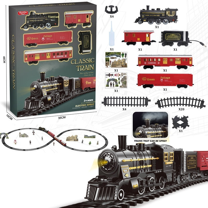 Children Boy Electric Steam Motor Car Birthday New Year Gift
