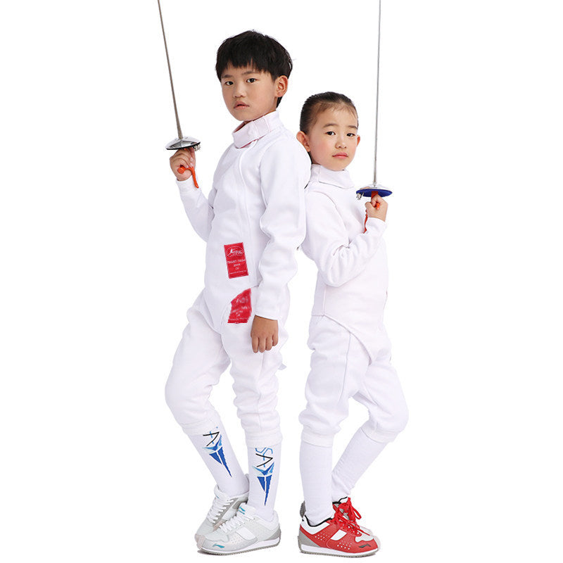 Three-piece Fencing Costume Set For Children And Adults