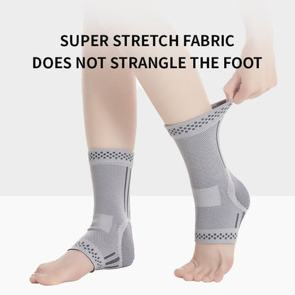 Graphene Ankle Brace, Warm Ankle Support Ankle Compression Sleeve Foot & Ankle Brace Socks For Sprained Ankle Compression Sleeve - Ankle Support For Women & Men - Tendonitis & Arthritis Ankle Brace