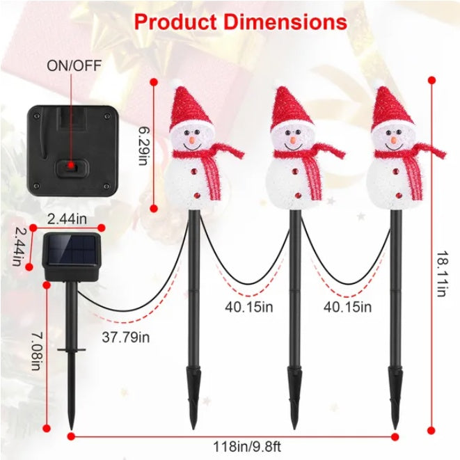 IP55 Waterproof Santa Landscape Light