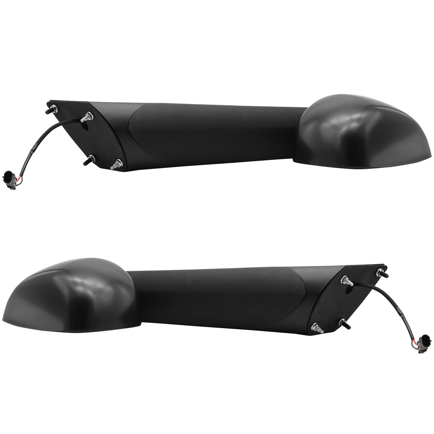 New Cascadia Hood Mirror Assembly, Black Version Without Heating, Set-2 Pieces