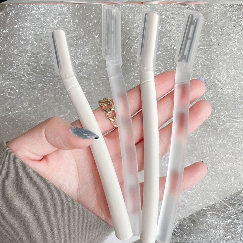 Stainless Steel Macro Blade Transparent Eyebrow Trimmer Set