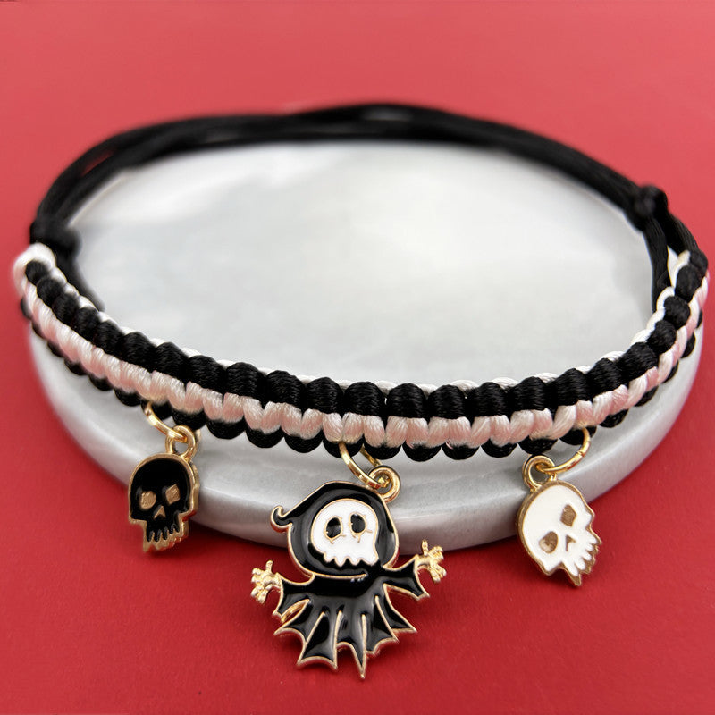 Halloween Hand-woven Pet Collar Decoration