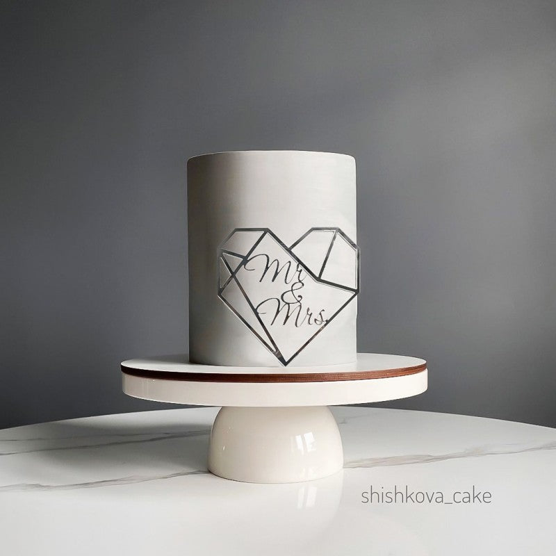 Love Wedding Proposal Acrylic Cake Insertion