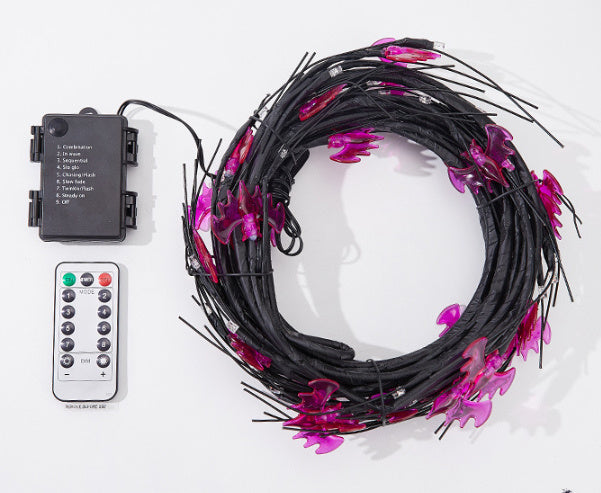 Halloween Decoration Rattan Lamp LED Artificial Tree Lights