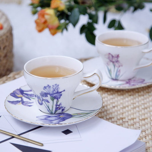 Nordic Light Luxury Love Lusi Coffee Cup Plate Set