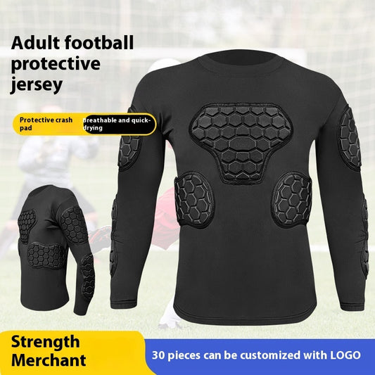 Goalkeeper Anti-collision Clothing Armour Long-sleeved Sportswear