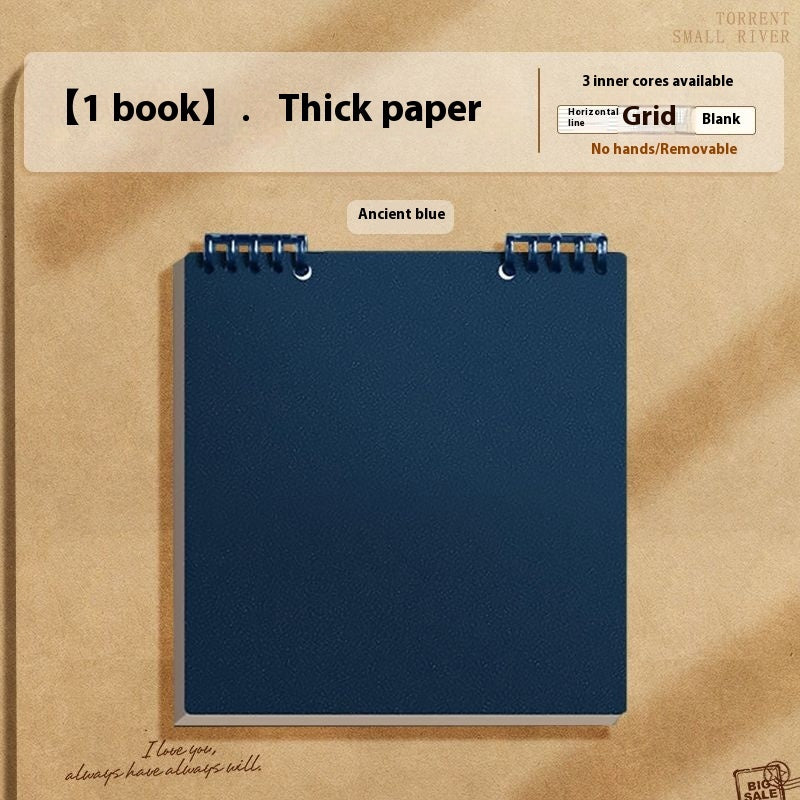 Simple Flip Up Detachable Chip Notebook