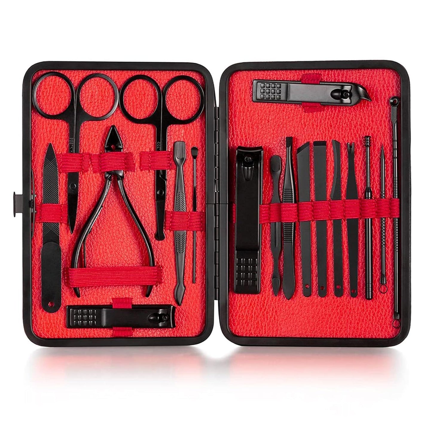 18-Piece Nail Clippers Trimming Tool Set Manicure Set Pedicure Kit Nail Clippers  Professional