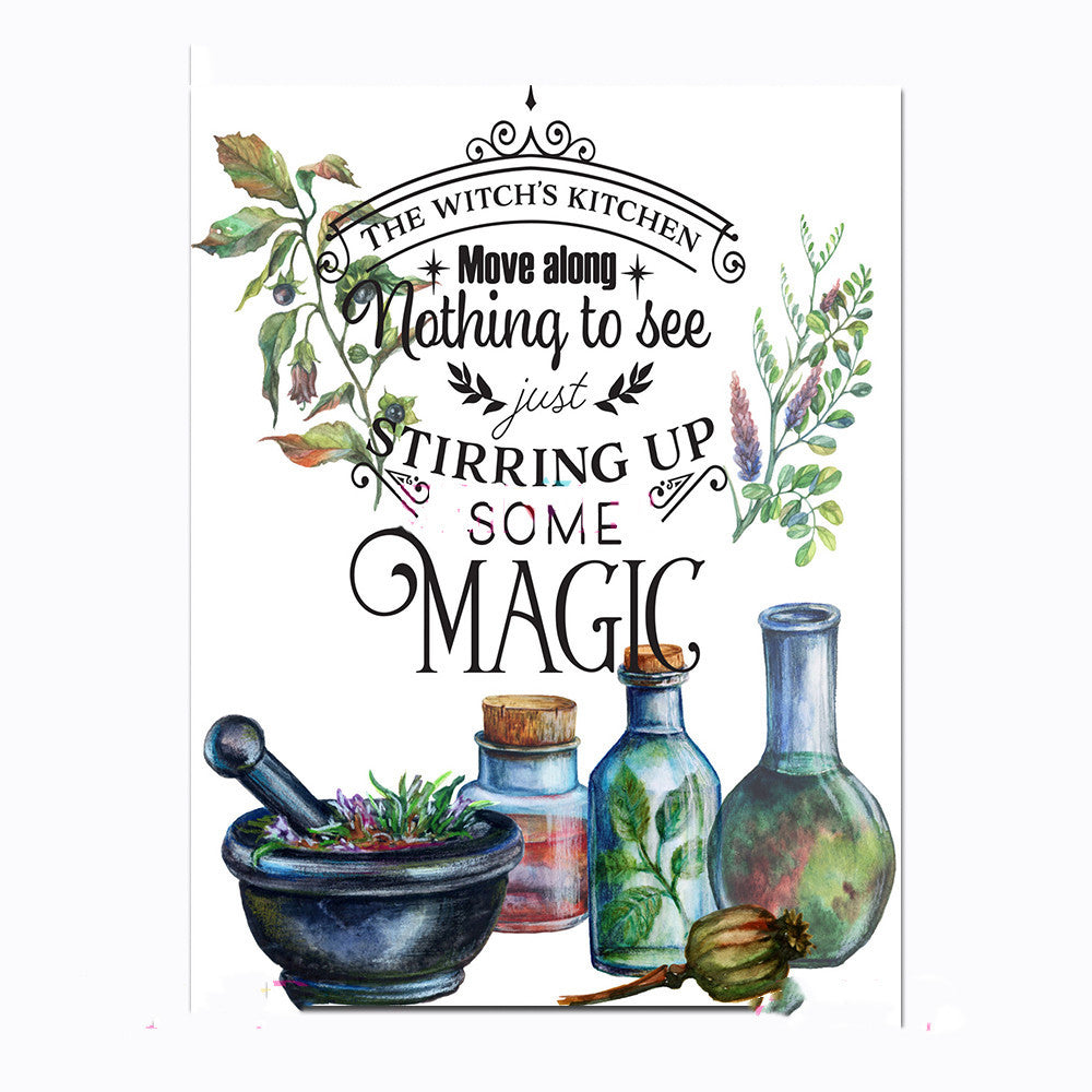 Kitchen Magic Canvas Painting Core Living Room Decoration Hanging Paintings