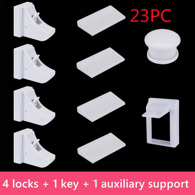 Children's Multifunctional Safety Lock, Drawer Lock, Cabinet Door Lock