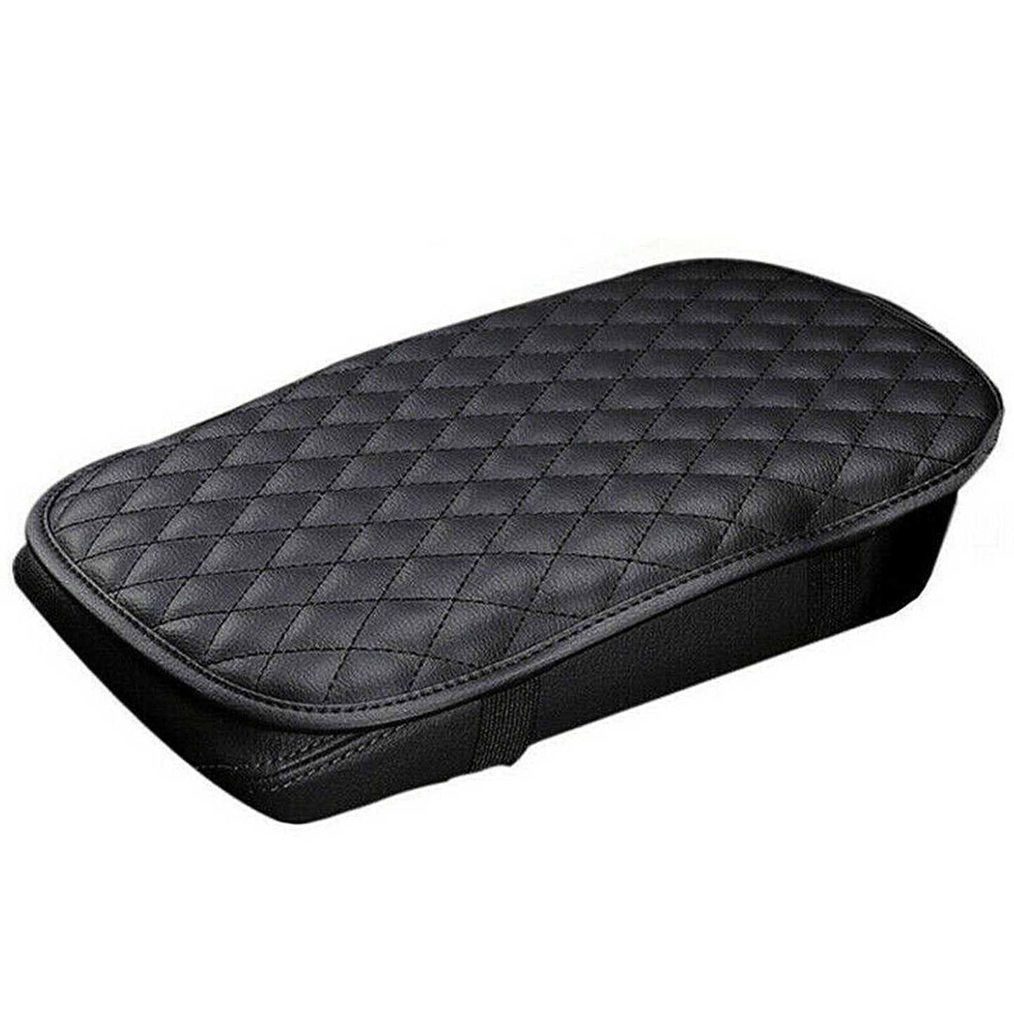 1Pc Car Armrest Pad Cover PU Leather Auto Center Console Seat Box Cover Protector Car Accessories Armrest Cushion Pad Fit For Vehicle SUV Truck Car