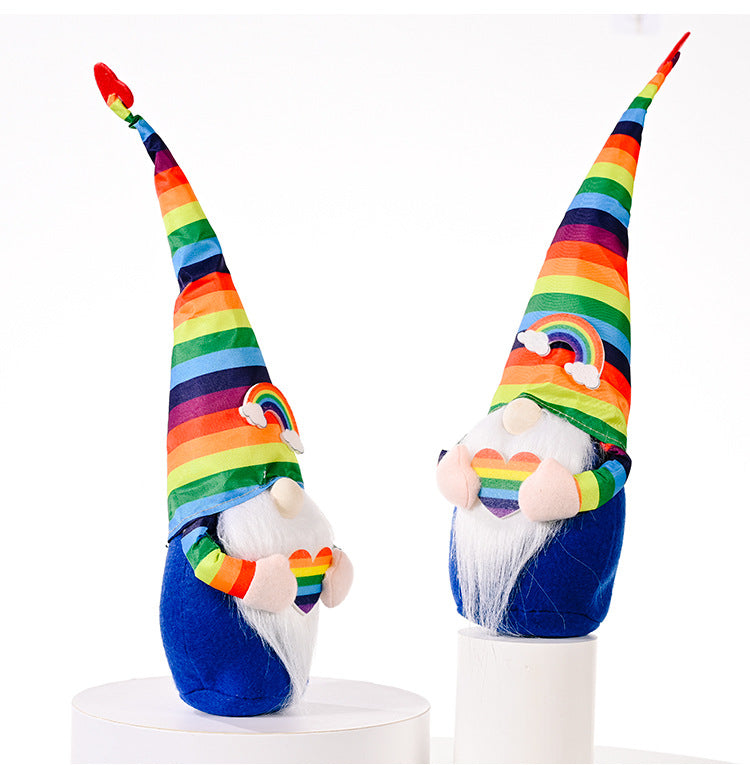 Rainbow Doll Faceless Doll