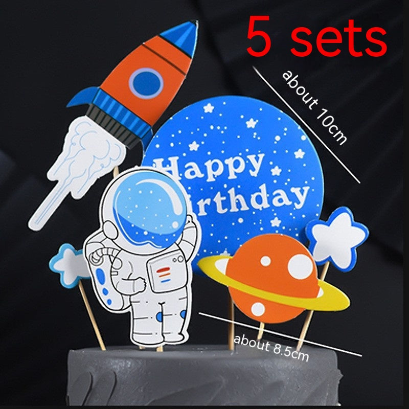 Baking Cake Topper Birthday Three-dimensional Balloon Plug-in XINGX Ornaments