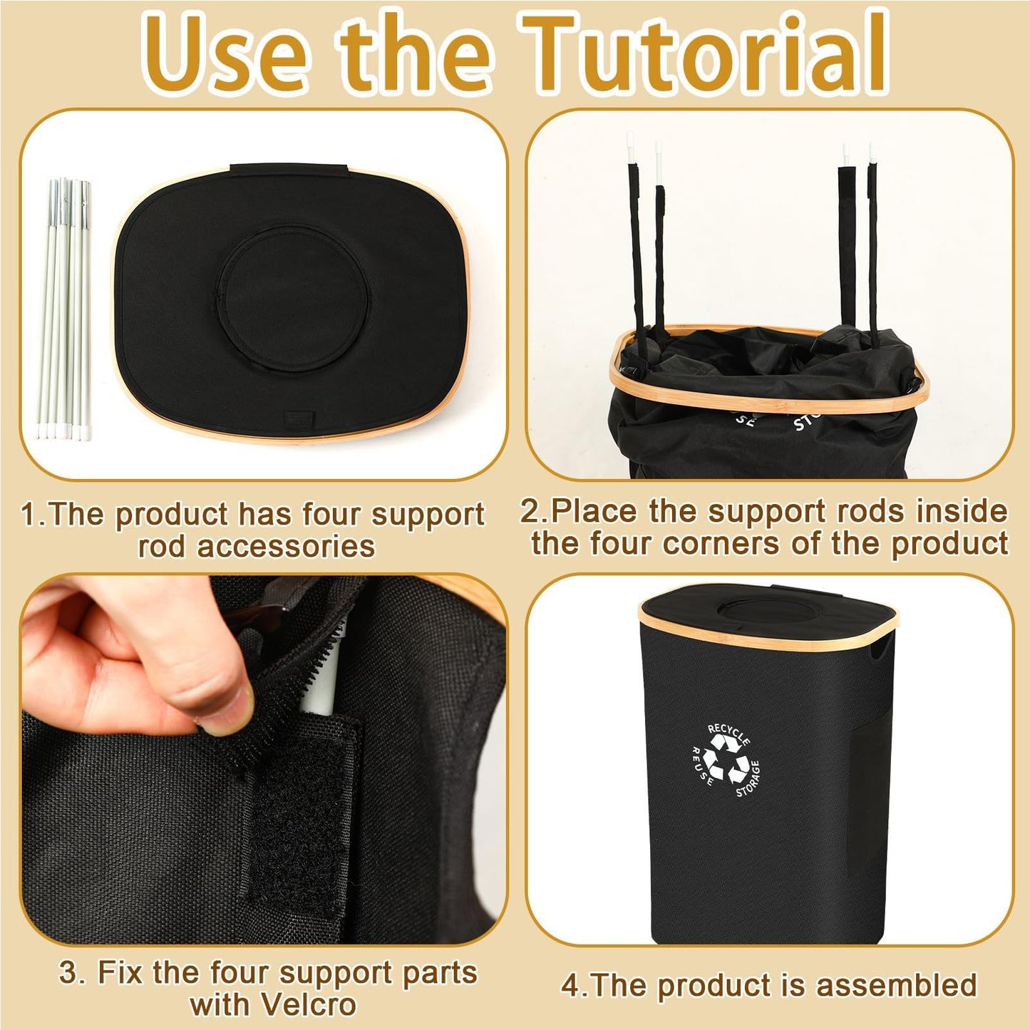 Storage Bottle Container With Lid, Storage Bottle Storage Recycling Container Kitchen Storage Bottle Storage Large Capacity,442-6786-MG