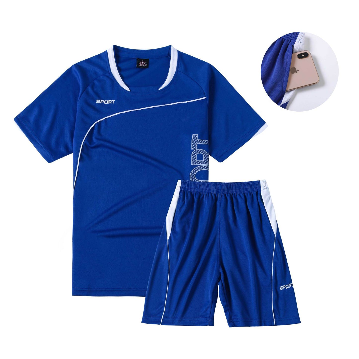 Men's Leisure And Comfortable Sports Quick Dry Running Set