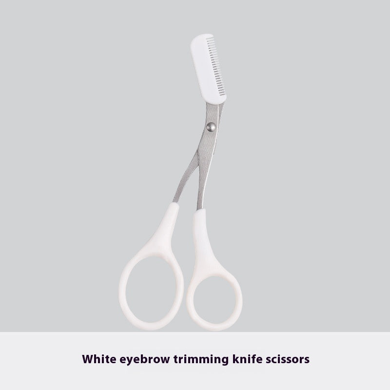 Stainless Steel Macro Blade Transparent Eyebrow Trimmer Set