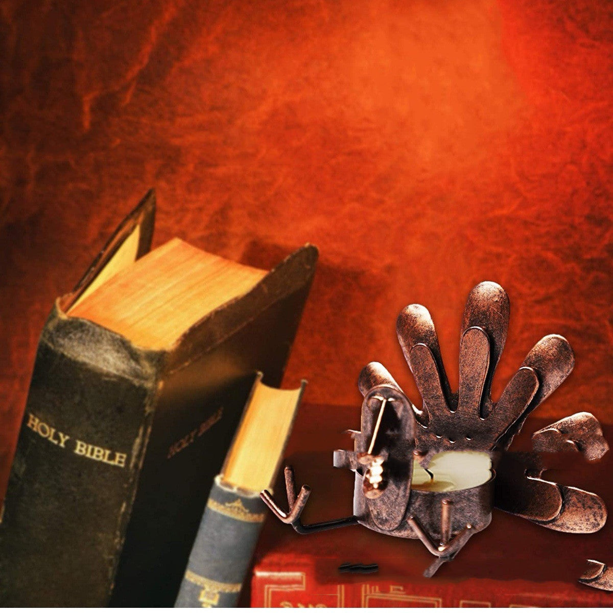 Turkey Candle Holder Retro Metal Scented Candlestick For Living Room Bedroom Bathroom Decoration