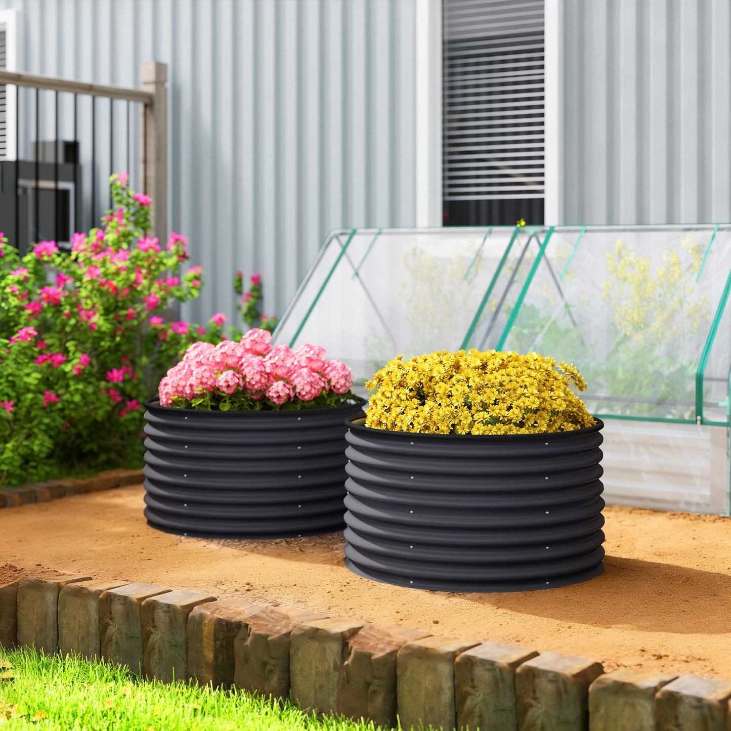 Set of 2 Raised Garden Bed
