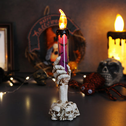 Halloween Decoration Props Skull Manual Light Creative Ornaments