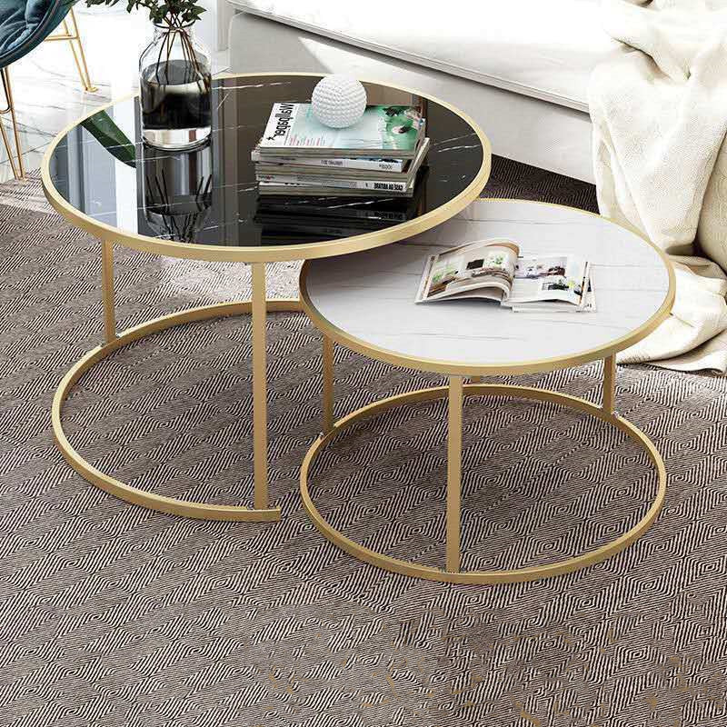 Hall Sofa Small Round Combination Coffee Table