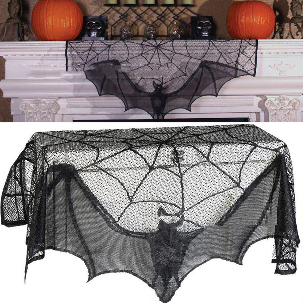 Halloween Decoration Lace Spider Web Sk