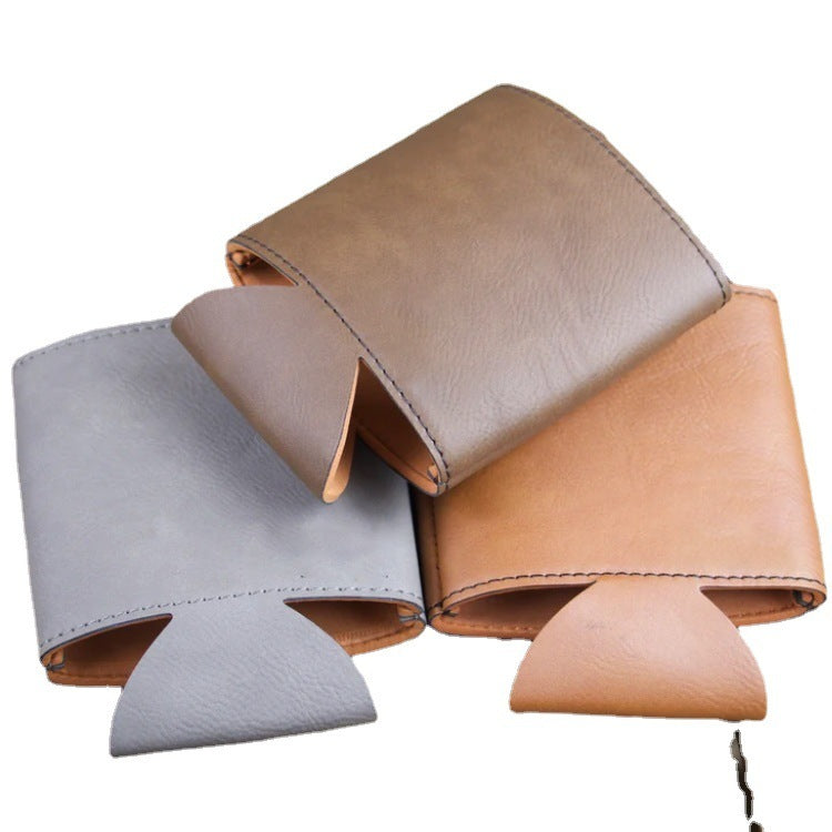 Beer Bottle Set Leather Beer Mug Sleeve