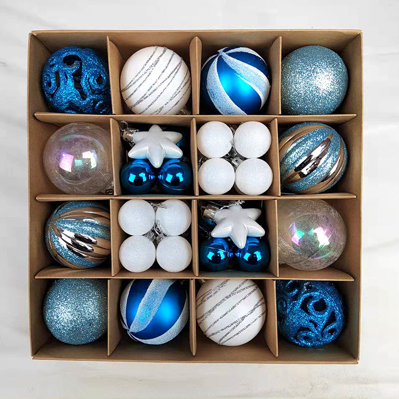 Painted Christmas Ball Paper Box Decoration Pendant