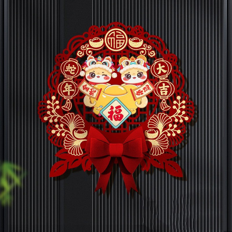 Creative New Year Door Decoration Supplies