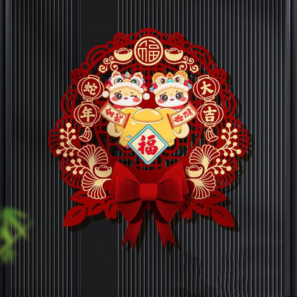Creative New Year Door Decoration Supplies