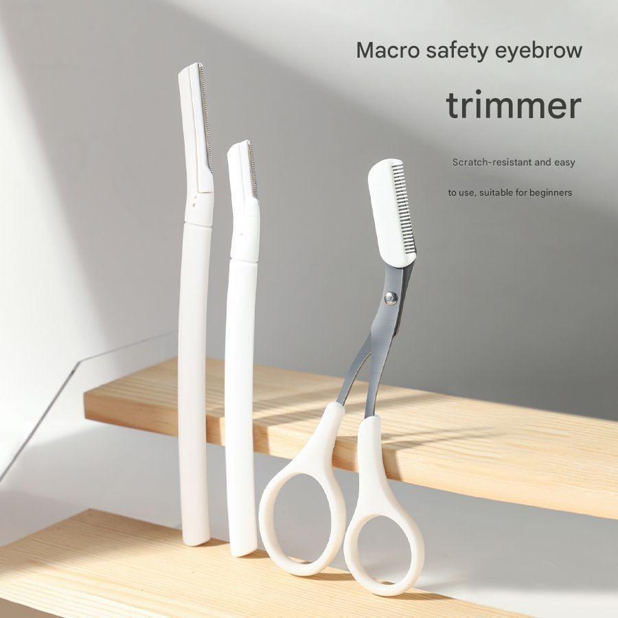 Eyebrow Trimmer Eyebrow Trimming Tool Set Macro Safety Type Beginner Men's And Women's Special Eyebrow Razor