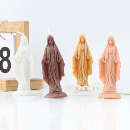 Open Hands Maria Candle Mold Diy Three-dimensional Stall Hand Virgin Candle